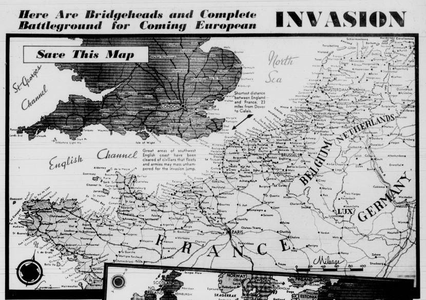 Here Are Bridgeheads and Complete Battleground far Coming European